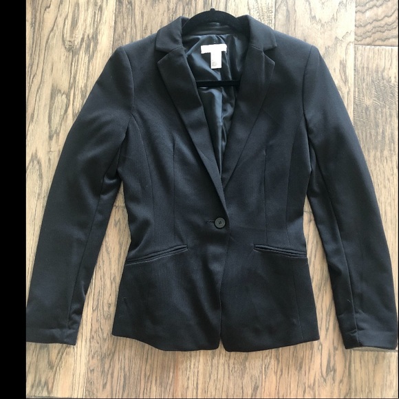 Double Breasted Black Business Blazer - Picture 1 of 1